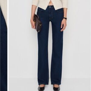 Reformation Elton Mid Rise Straight Leg Jeans